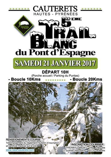 Affiche Trail Blanc 2017 Affiche Trail Blanc 2017
